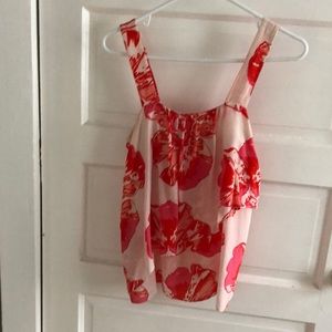 Madison Marcus floral silk top